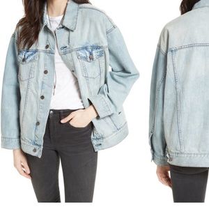 Free People Denim Trucker Jacket
